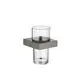 DORNBRACHT-Glashalter-Wandmodell-SERIENSPEZIFISCH-83400780-Dark-Platinum-gebuerstet-83400780-99 gallery number 1